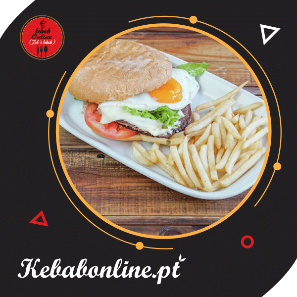 10. MENU EGGBURGER (com pão de kebab)